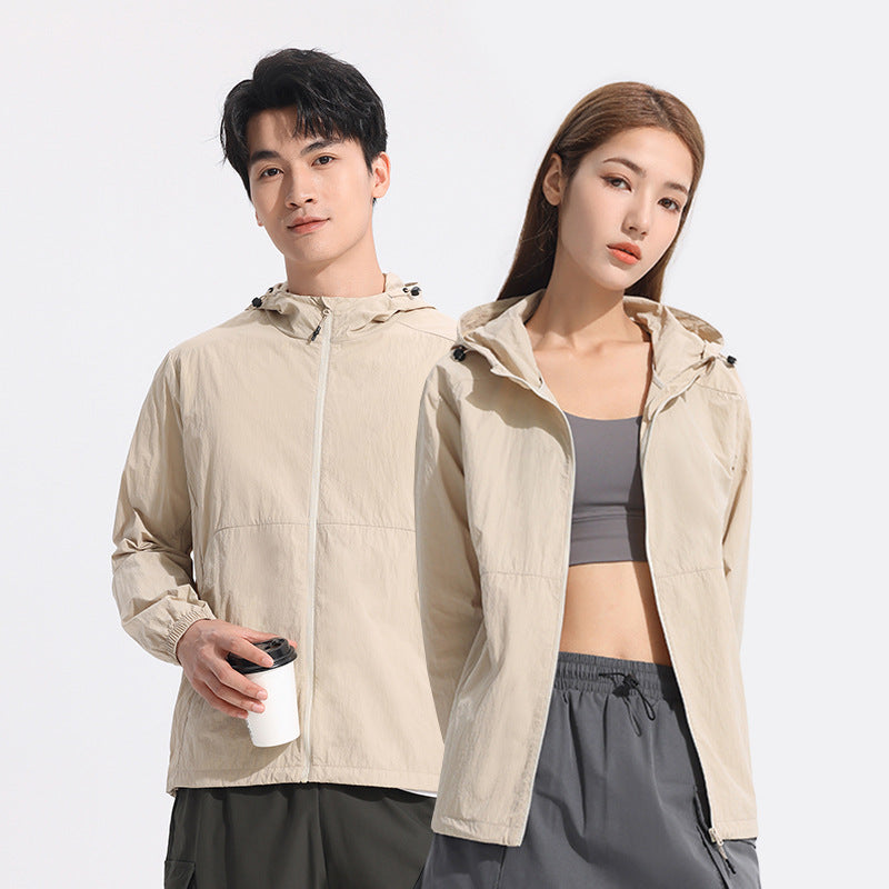 Water-splashing technology sun protection clothing